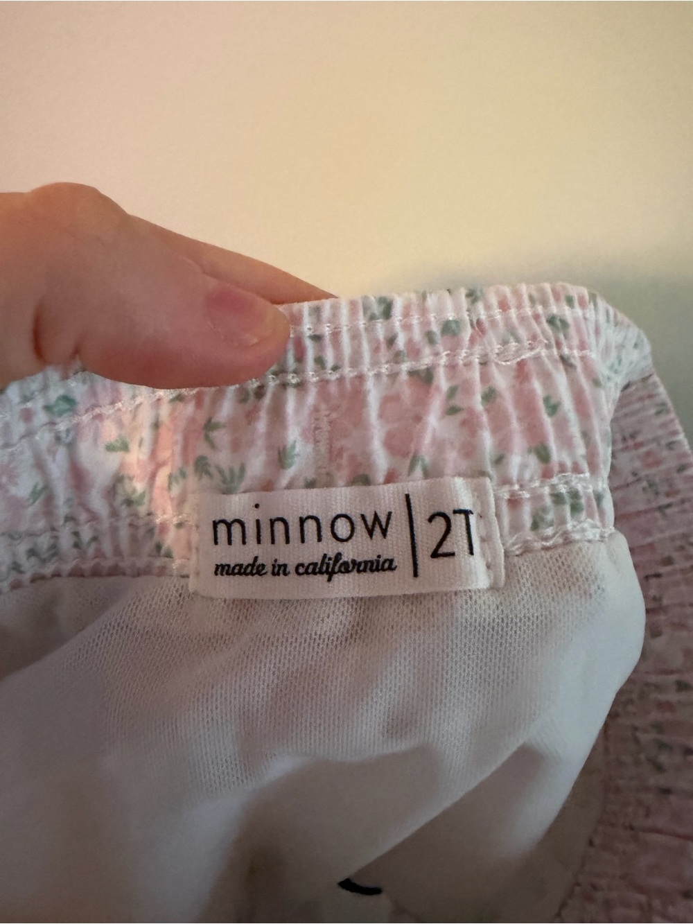 Minnow Pink Floral Swim Trunk - Picture 3 of 3